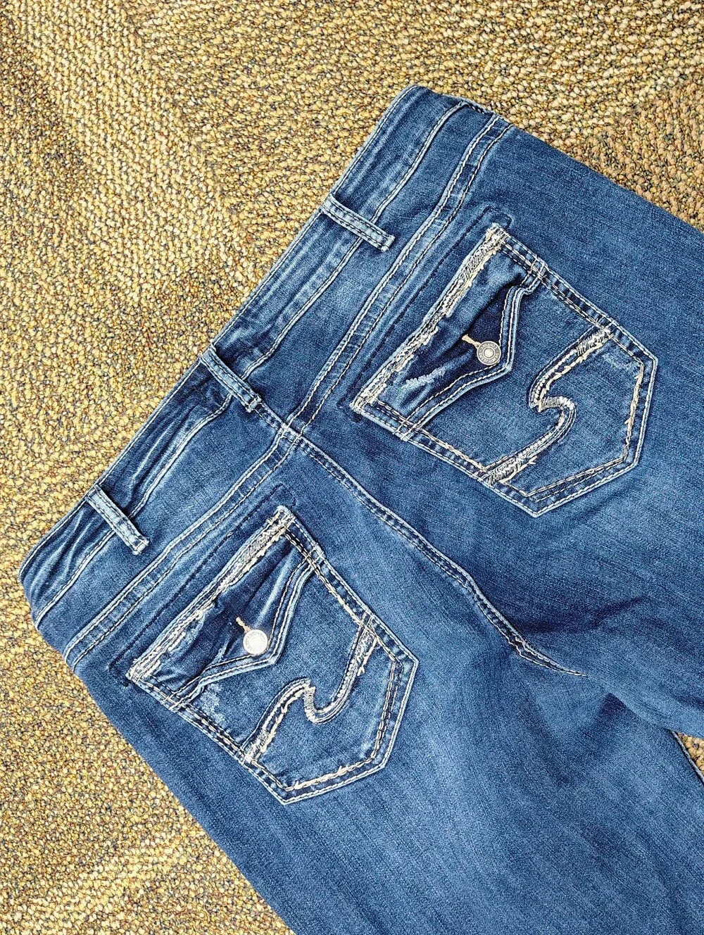 Silver Jeans Avery Slim Bootcut Jeans-womens Size 18/33
